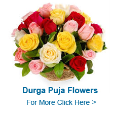 Durga Puja Flowers to India